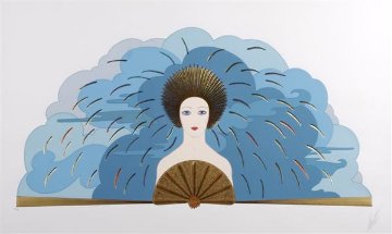 Storm and Harvest Suite of 2 1987 26x38 Limited Edition Print - Erte Storm and Harvest Suite of 2 1987 26x38 Limited Edition Print - Erte