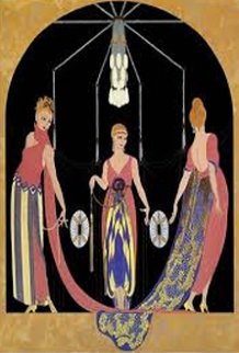 Three Graces 1985 Limited Edition Print - Erte Three Graces 1985 Limited Edition Print - Erte