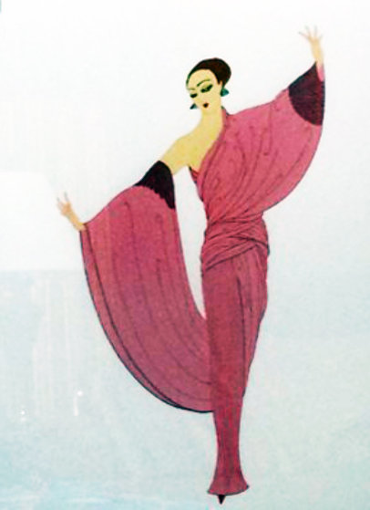 In the Evening 1981 Limited Edition Print by Erte In the Evening 1981 Limited Edition Print by Erte