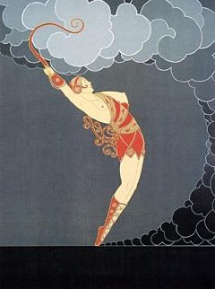 Dancer 1983 Limited Edition Print - Erte Dancer 1983 Limited Edition Print - Erte