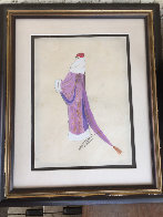 Costume Design Series 1937 15x12 Original Painting by Erte - 1 Costume Design Series 1937 15x12 Original Painting by Erte - 1