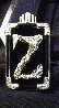 Erte Letter Z Pendant/Brooch 1990 Jewelry by  Erte - 1