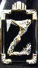 Erte Letter Z Pendant/Brooch 1990 Jewelry by  Erte - 0