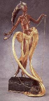 Pleasure of the Courtesan Bronze Sculpture 1990 19 in Sculpture - Erte Pleasure of the Courtesan Bronze Sculpture 1990 19 in Sculpture - Erte
