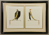 Ready for the Ball, Diptych 1982 Limited Edition Print by  Erte - 0