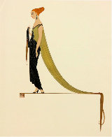 Ready for the Ball, Diptych 1982 Limited Edition Print by Erte - 2 Ready for the Ball, Diptych 1982 Limited Edition Print by Erte - 2