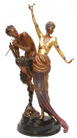 Woman And Satyr Bronze Sculpture 1985 Sculpture by Erte - 0 Woman And Satyr Bronze Sculpture 1985 Sculpture by Erte - 0