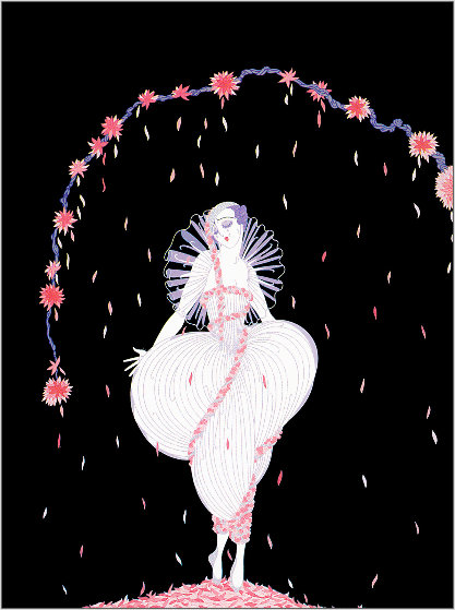 Columbine 1983 Limited Edition Print by Erte Columbine 1983 Limited Edition Print by Erte