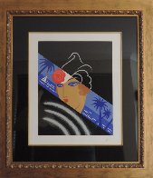 Winter Resorts AP 1974 Limited Edition Print by Erte - 1 Winter Resorts AP 1974 Limited Edition Print by Erte - 1