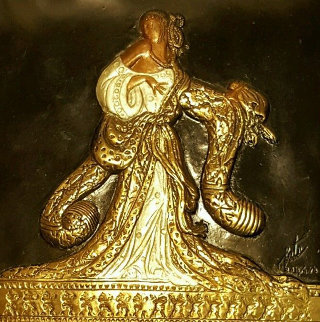 Erte At Ninety-Five the Complete New Graphics With Signed Bronze Rigoletto Bas-Relief 1988 Sculpture - Erte Erte At Ninety-Five the Complete New Graphics With Signed Bronze Rigoletto Bas-Relief 1988 Sculpture - Erte