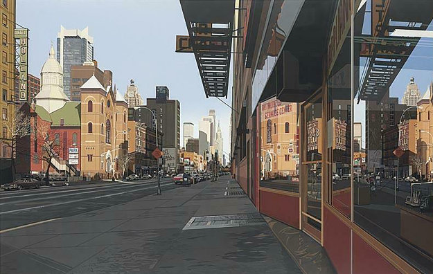 Holland Hotel  1984 47x75 Super Huge by Richard Estes