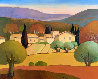 Hameau Du Vauclose 2000 38x31 Original Painting by Elizabeth Estivalet - 0