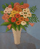 Les Fleurs De Printemps 26x22 Original Painting by Elizabeth Estivalet - 0