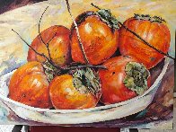 Persimmons Original Painting by Ethelinda - 1 Persimmons Original Painting by Ethelinda - 1
