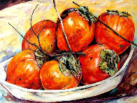 Persimmons Original Painting by Ethelinda - 0 Persimmons Original Painting by Ethelinda - 0