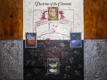 Doctrine of the Elements 48x64 Original Painting - Dennis Evans Doctrine of the Elements 48x64 Original Painting - Dennis Evans