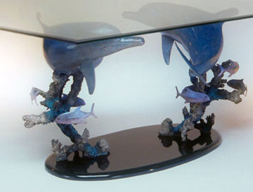 Delphinus Ultimo Bronze Sculptured Table 66 in Sculpture - Dale Evers Delphinus Ultimo Bronze Sculptured Table 66 in Sculpture - Dale Evers
