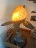 Sea Turtle Bronze Lamp 19 in Sculpture by Dale Evers - 3