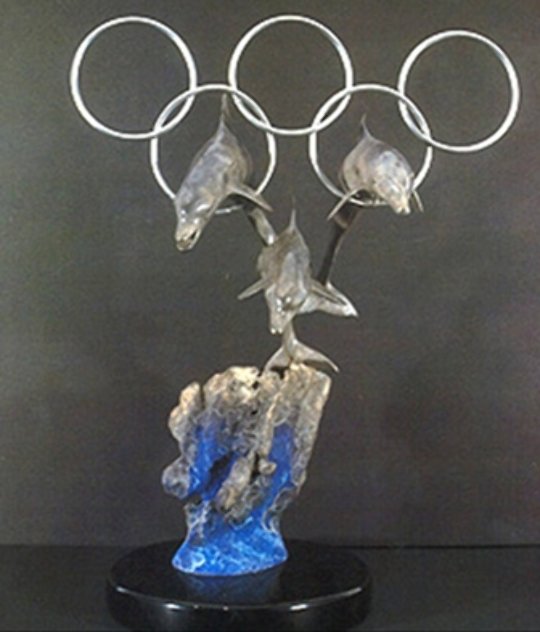 Champions Bronze Sculpture 1996 19 in Sculpture by Dale Evers