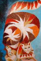 Cat Hat in Blue I 2007 36x18 Original Painting by Alina Eydel - 2 Cat Hat in Blue I 2007 36x18 Original Painting by Alina Eydel - 2