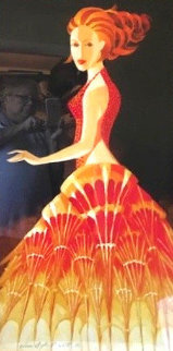 Architecture Inspired-Fan Vault Elegance 2009 40x22 Original Painting - Alina Eydel Architecture Inspired-Fan Vault Elegance 2009 40x22 Original Painting - Alina Eydel
