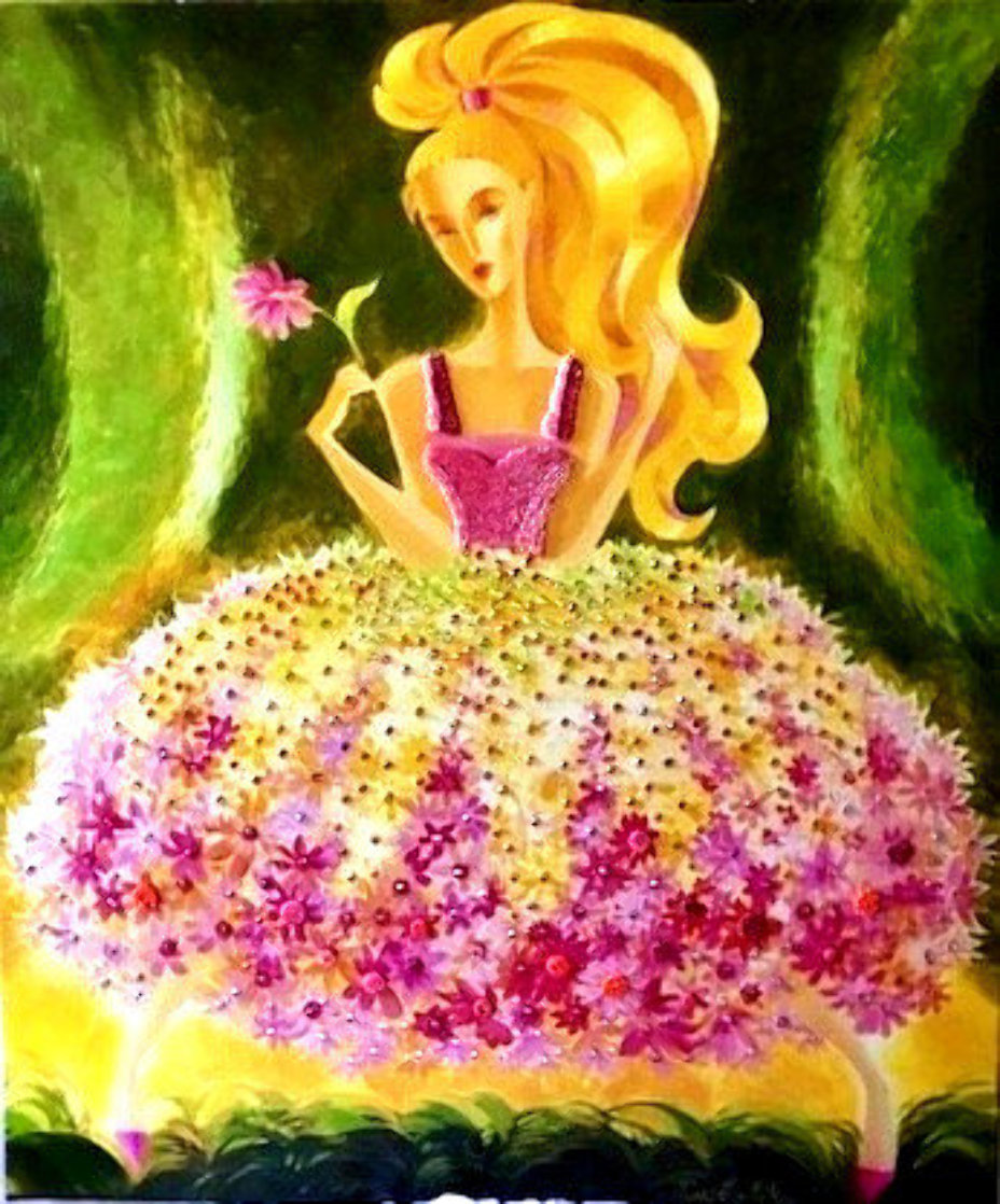 English Garden 2009 25x21 Original Painting by Alina Eydel English Garden 2009 25x21 Original Painting by Alina Eydel