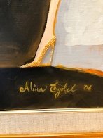 Black and White Glamour: Heliconia I 2006 18x36 Original Painting by Alina Eydel - 3 Black and White Glamour: Heliconia I 2006 18x36 Original Painting by Alina Eydel - 3