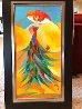 Palm Tree Hat: Tropical Collection 2007 43x26 Huge Original Painting by Alina Eydel - 1