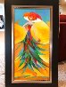 Palm Tree Hat: Tropical Collection 2007 43x26 Huge Original Painting by Alina Eydel - 2