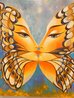 Butterfly Kiss 2010 36x32 - Signed Twice Original Painting by Alina Eydel - 4