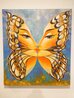 Butterfly Kiss 2010 36x32 - Signed Twice Original Painting by Alina Eydel - 1