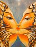 Butterfly Kiss 2010 36x32 - Signed Twice Original Painting by Alina Eydel - 3