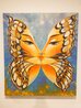 Butterfly Kiss 2010 36x32 - Signed Twice Original Painting by Alina Eydel - 2