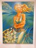 Caribbean Bronze 2009 48x36 - Huge - Signed Twice Original Painting by Alina Eydel - 2