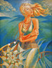 Caribbean Bronze 2009 48x36 - Huge - Signed Twice Original Painting by Alina Eydel - 0