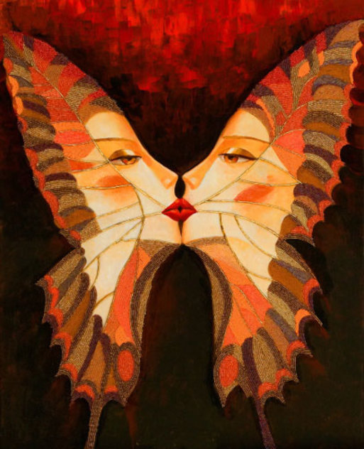 Butterfly Kiss I 2010 30x24 Limited Edition Print by Alina Eydel