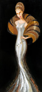 Silk III 2007 27x45 Original Painting - Alina Eydel Silk III 2007 27x45 Original Painting - Alina Eydel