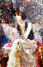 Girl on the Sofa 2004 40x28 - Huge Original Painting by Vladimir Ezhakov - 1