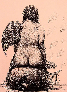 Wings 2002 Limited Edition Print - Roberto Fabelo Wings 2002 Limited Edition Print - Roberto Fabelo