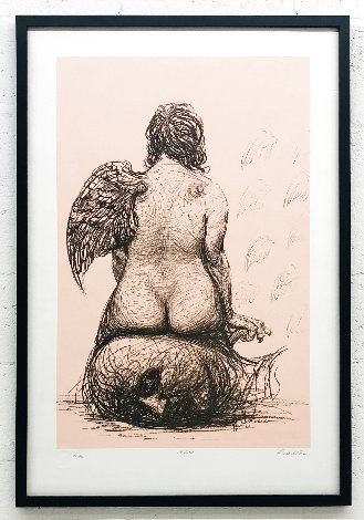 Wings 2002 Huge Limited Edition Print - Roberto Fabelo