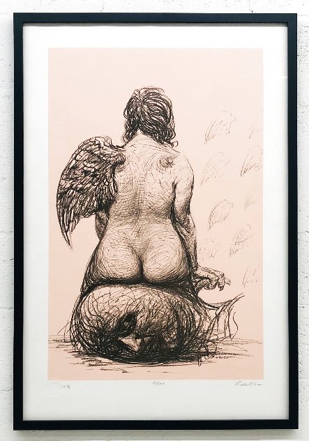 Wings 2002 Huge Limited Edition Print by Roberto Fabelo