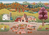 Hog Heaven 1993 24x30 Original Painting by Gisela Fabian - 0