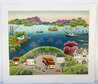 San Francisco Bay 1990 Serigraph - California Limited Edition Print by Gisela Fabian - 1