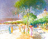 Untitled Seascape 1977 24x29 Original Painting by Louis Fabien - 0