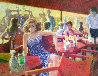 Untitled Painting 1980 44x35 Huge Original Painting by Louis Fabien - 0