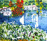 Saló Sul Lago Di Garda 1985 40x36 Original Painting by Athos Faccincani - 0