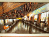 Untitled Street Scene 20x50 Huge Original Painting by Roy Fairchild-Woodard - 2