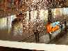 Untitled Street Scene 20x50 Huge - Framed Original Painting by Roy Fairchild-Woodard - 5