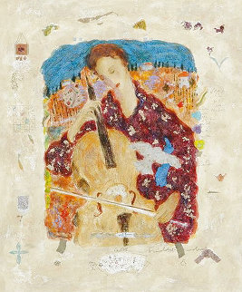 Cellist 1995 Limited Edition Print - Roy Fairchild-Woodard Cellist 1995 Limited Edition Print - Roy Fairchild-Woodard