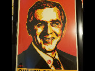 One Hell of a Leader 2004 Limited Edition Print by Shepard Fairey - 2 One Hell of a Leader 2004 Limited Edition Print by Shepard Fairey - 2